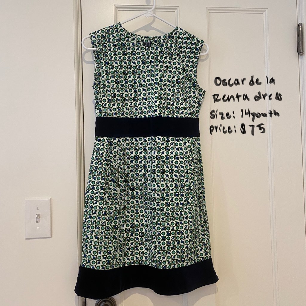 Oscar De La Renta Girls Dress